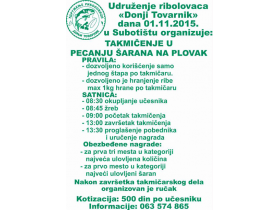 Poslednje ribolovačko takmičenje u sezoni